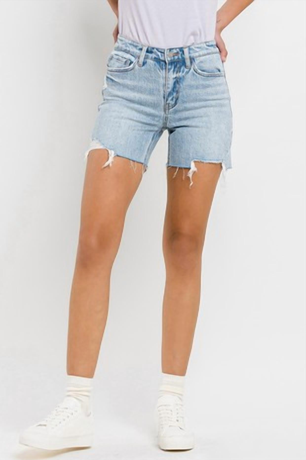 Vervet By Flying Monkey - High Rise Midi Shorts