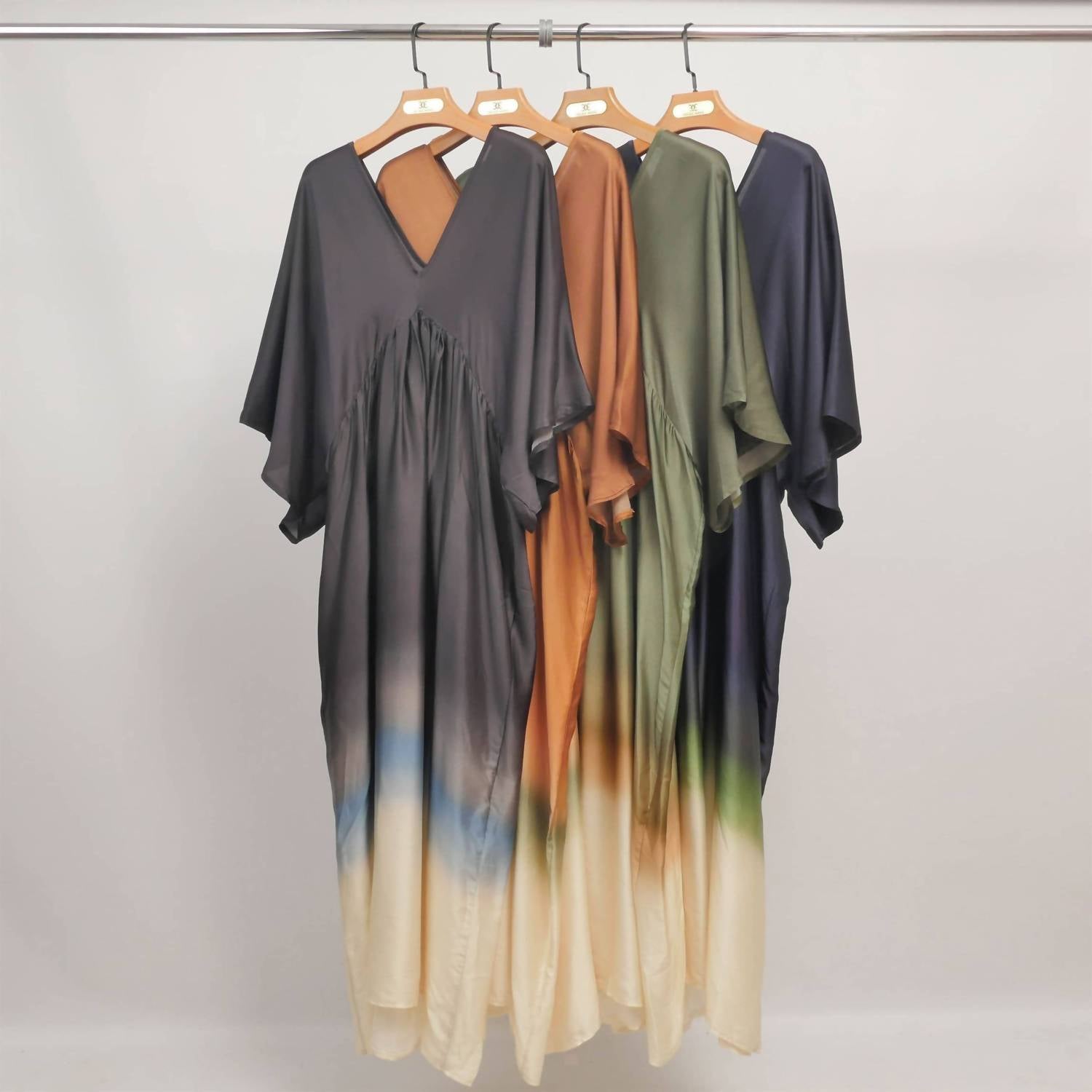 Cécile Wang - Women's Flowy Ombre Dress