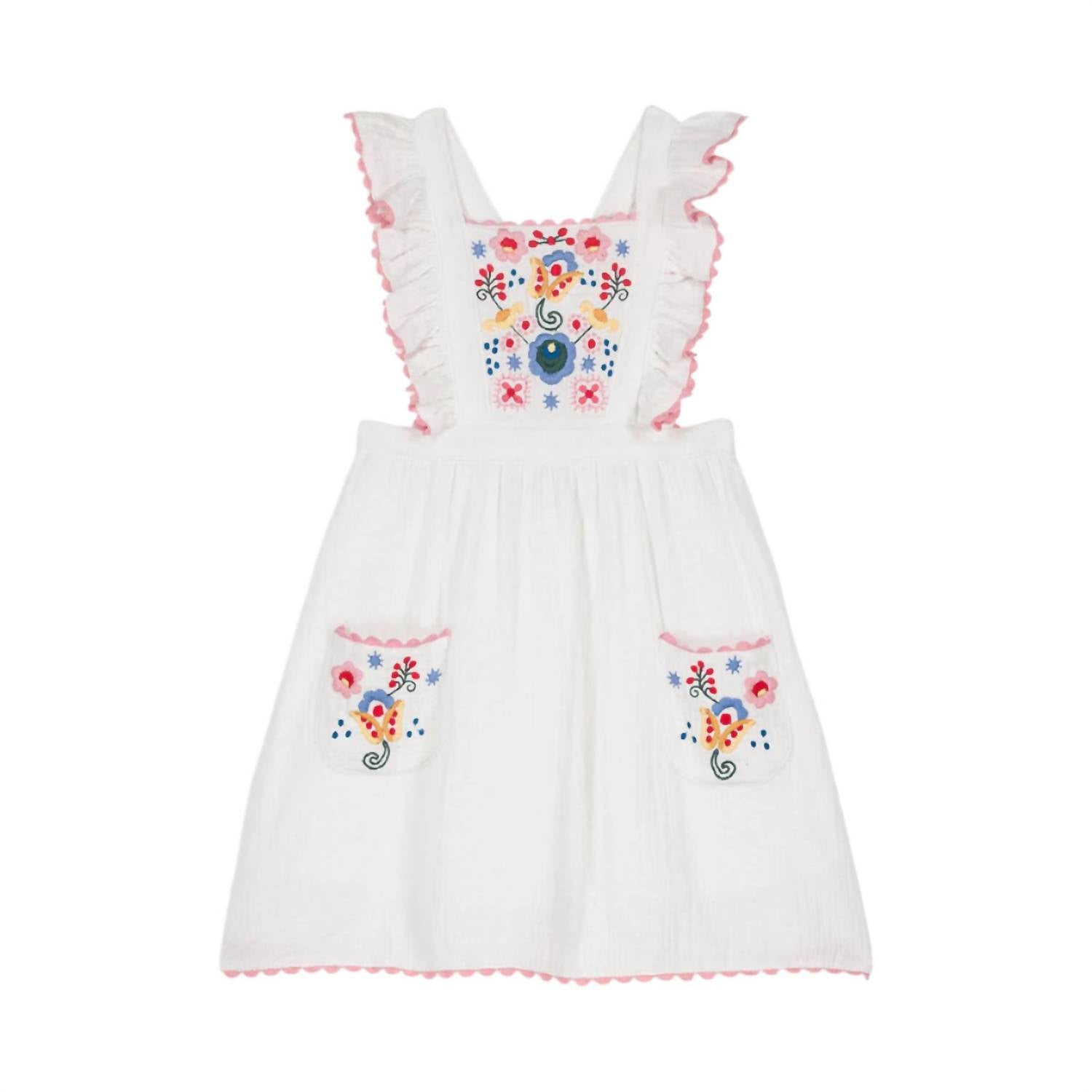 Louise Misha - Girl's Henriette Apron Dress