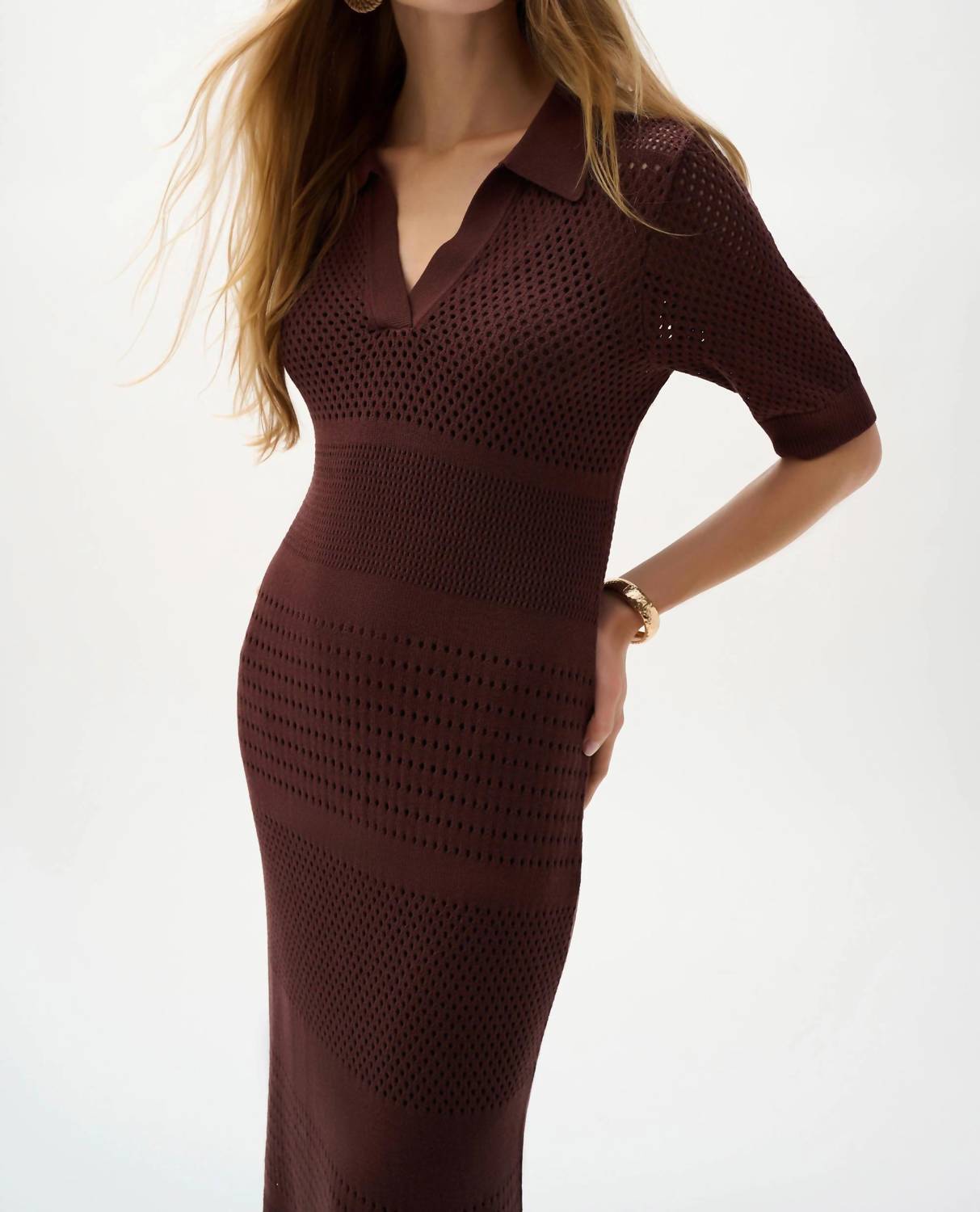 Joseph Ribkoff - Viscose Sweater Knit Straight Dress