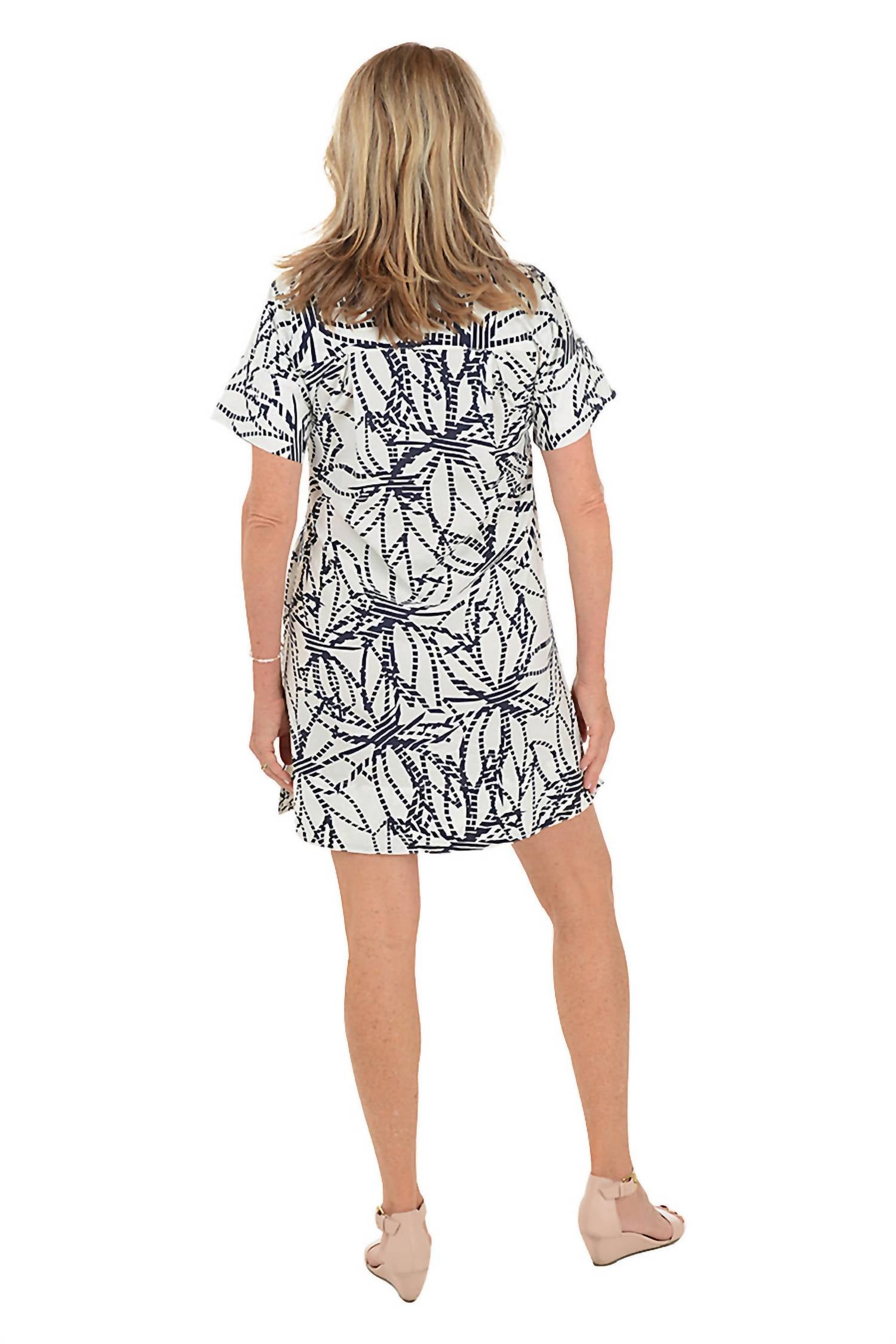 Lior - Short Sleeve Print Dress
