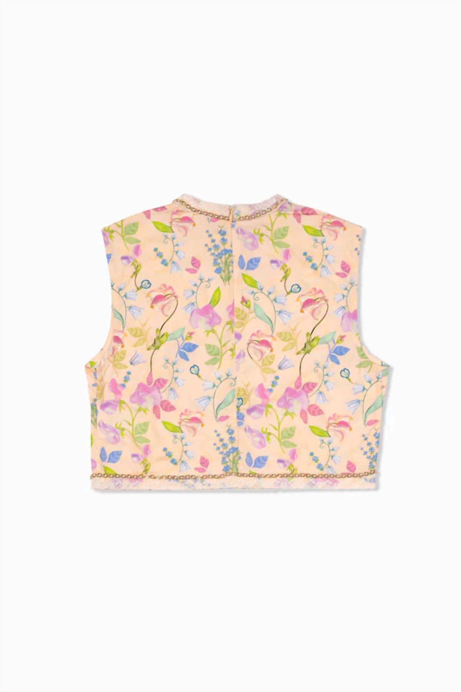 Sasha+Z - Floral Printed Crop Top