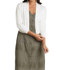 Carre Noir - Quarter Sleeve Bolero Shrug Top