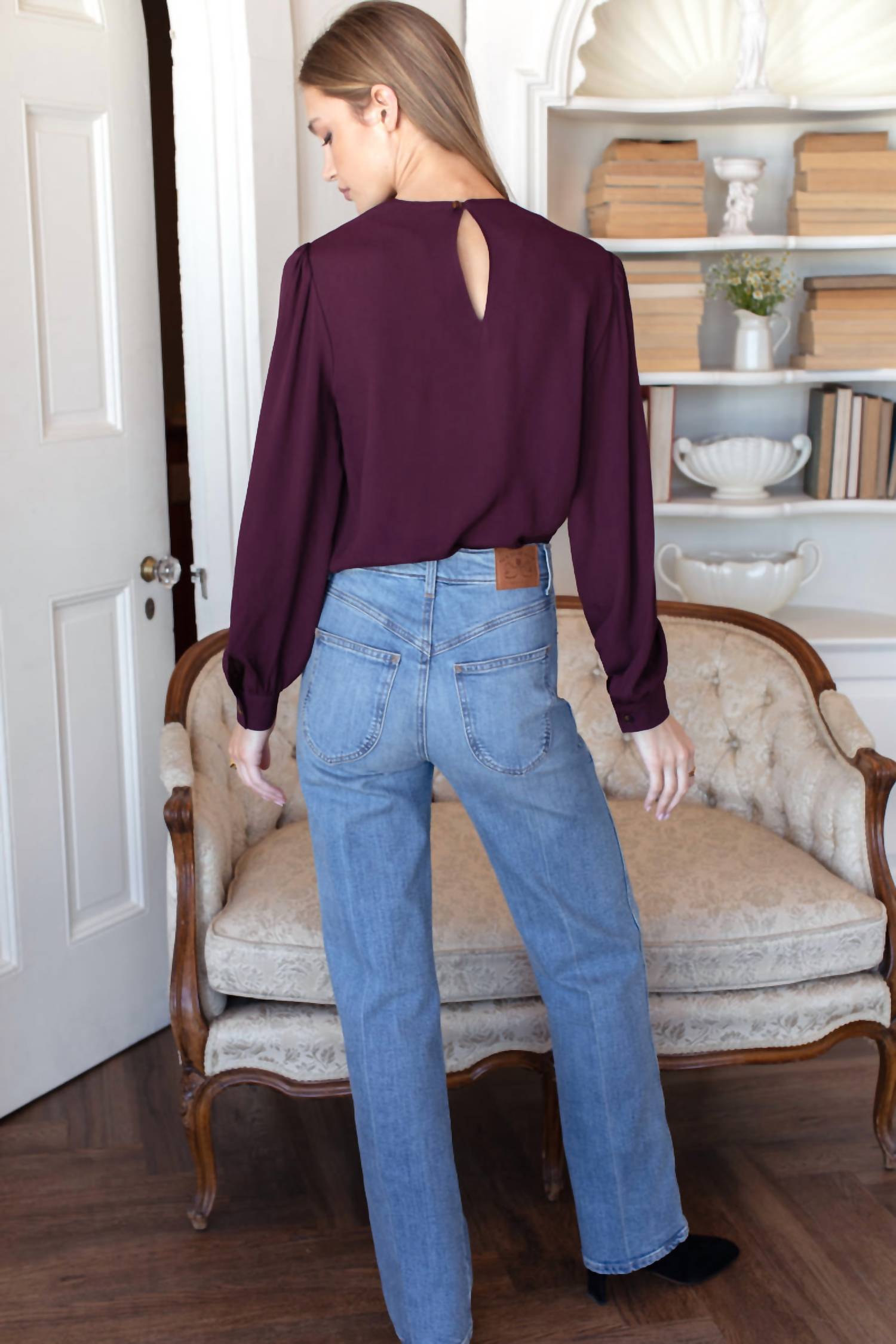 Emerson Fry - Gathered Neckline Top