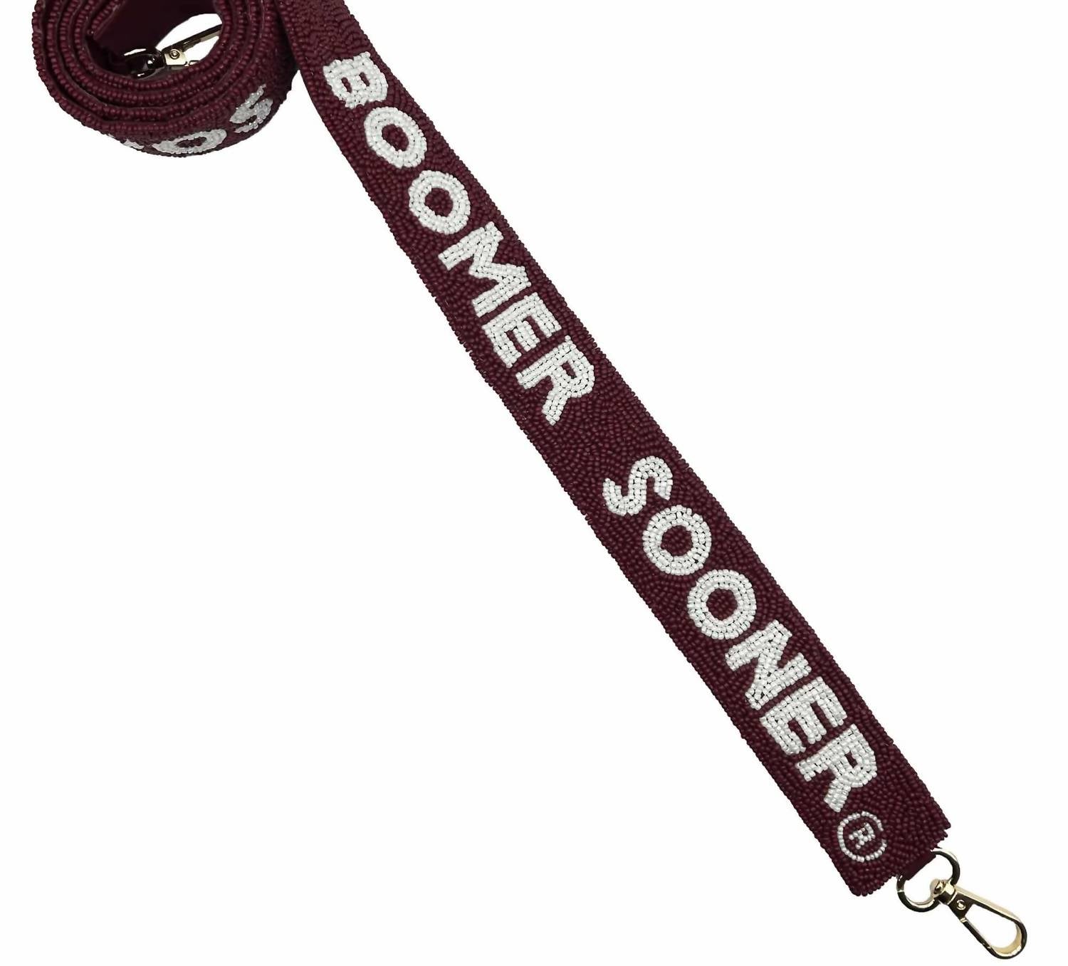 La Chic Designs - Women's Boomer Sooner Beaded Bag Strap