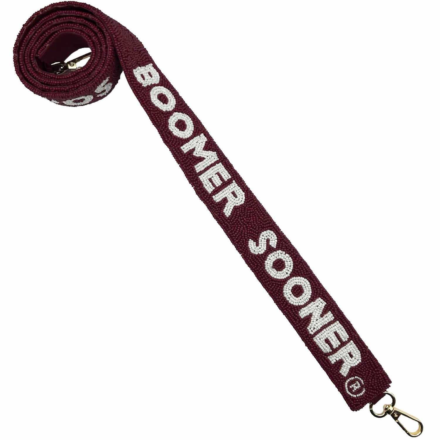 La Chic Designs - Women's Boomer Sooner Beaded Bag Strap