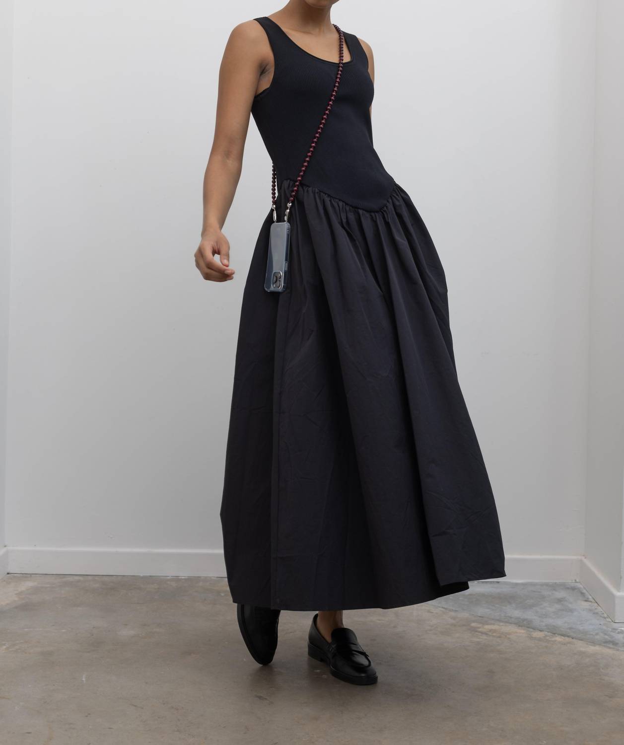 Collective - Ribbed Knit Full Maxi Dress