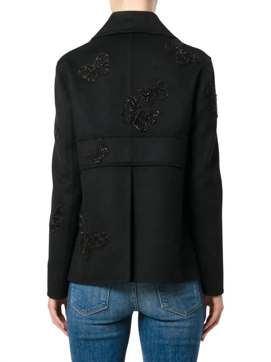 Valentino - Butterfly-embroidered Coat