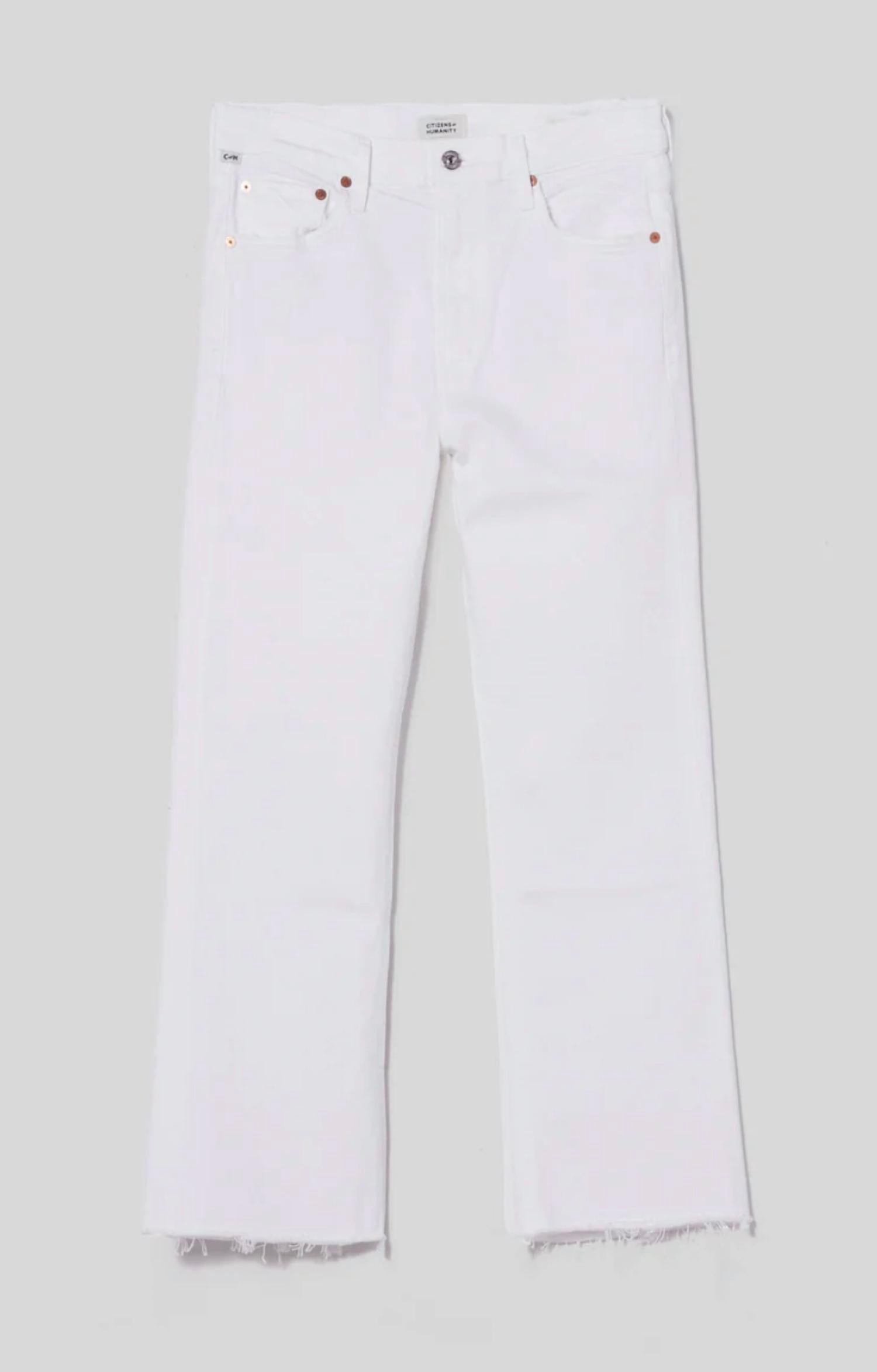 Agolde - Isola Mid Rise Cropped Boot Pants