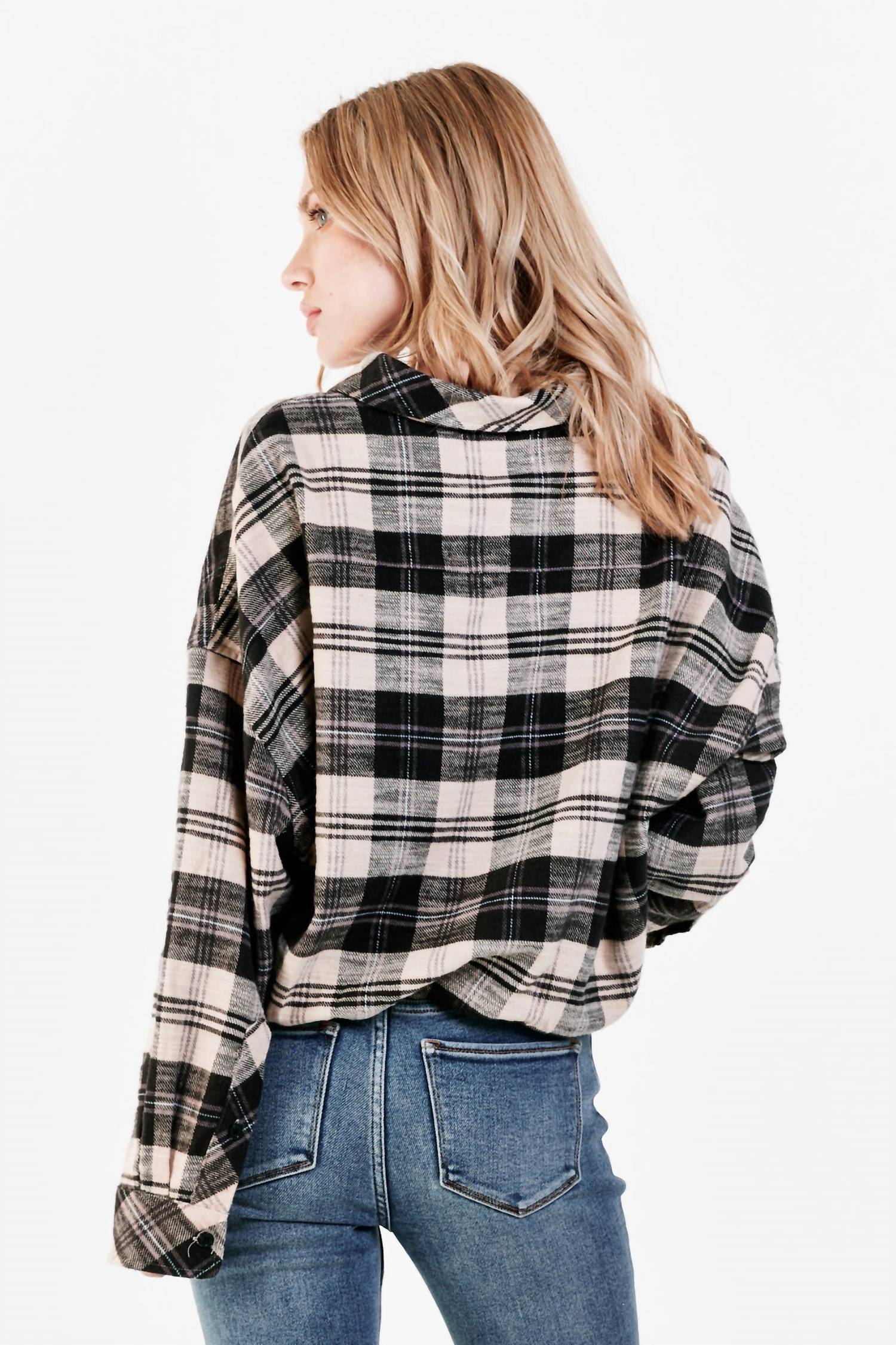 Dear John Denim - Xandra Long Sleeve Plaid Shacket