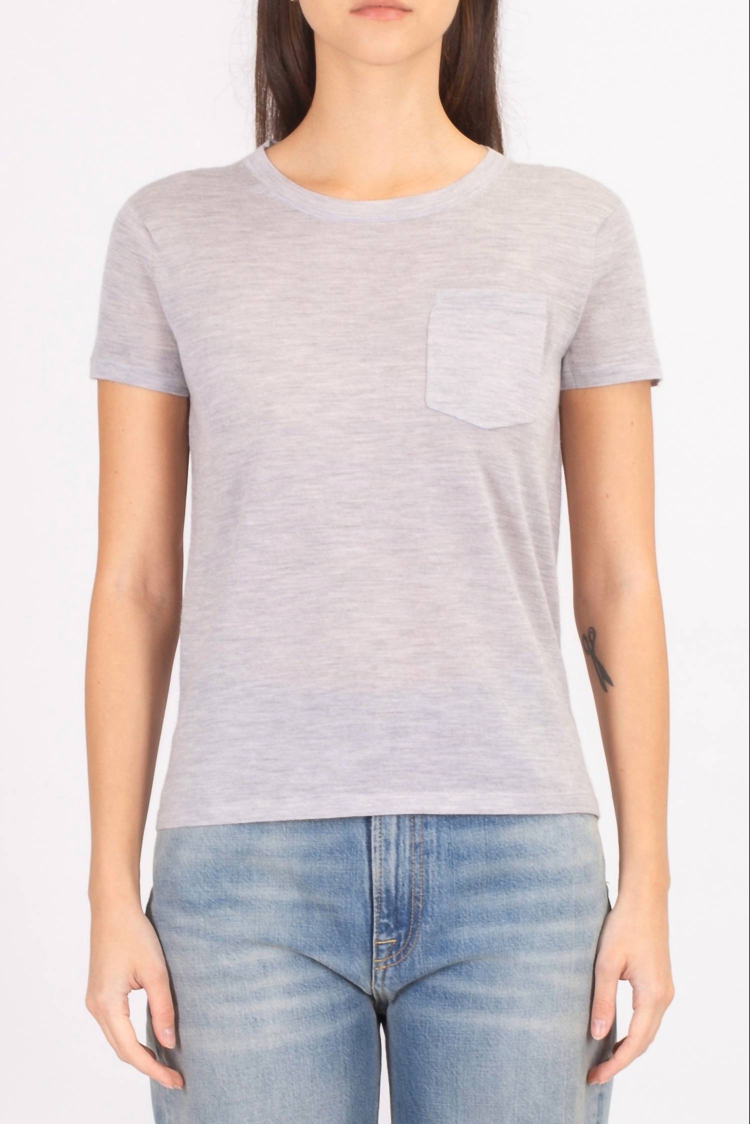 Arch4 Cashmere - Shia Short-sleeved Jersey T-shirt