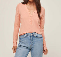 Travismathew - Cloud Long Sleeve Henley Tee