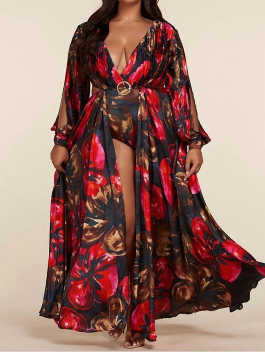 L'Atiste - Floral Resortwear Maxi Dress