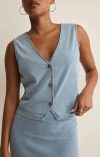 Z Supply - Noelle Jersey Denim Sleeveless Tank