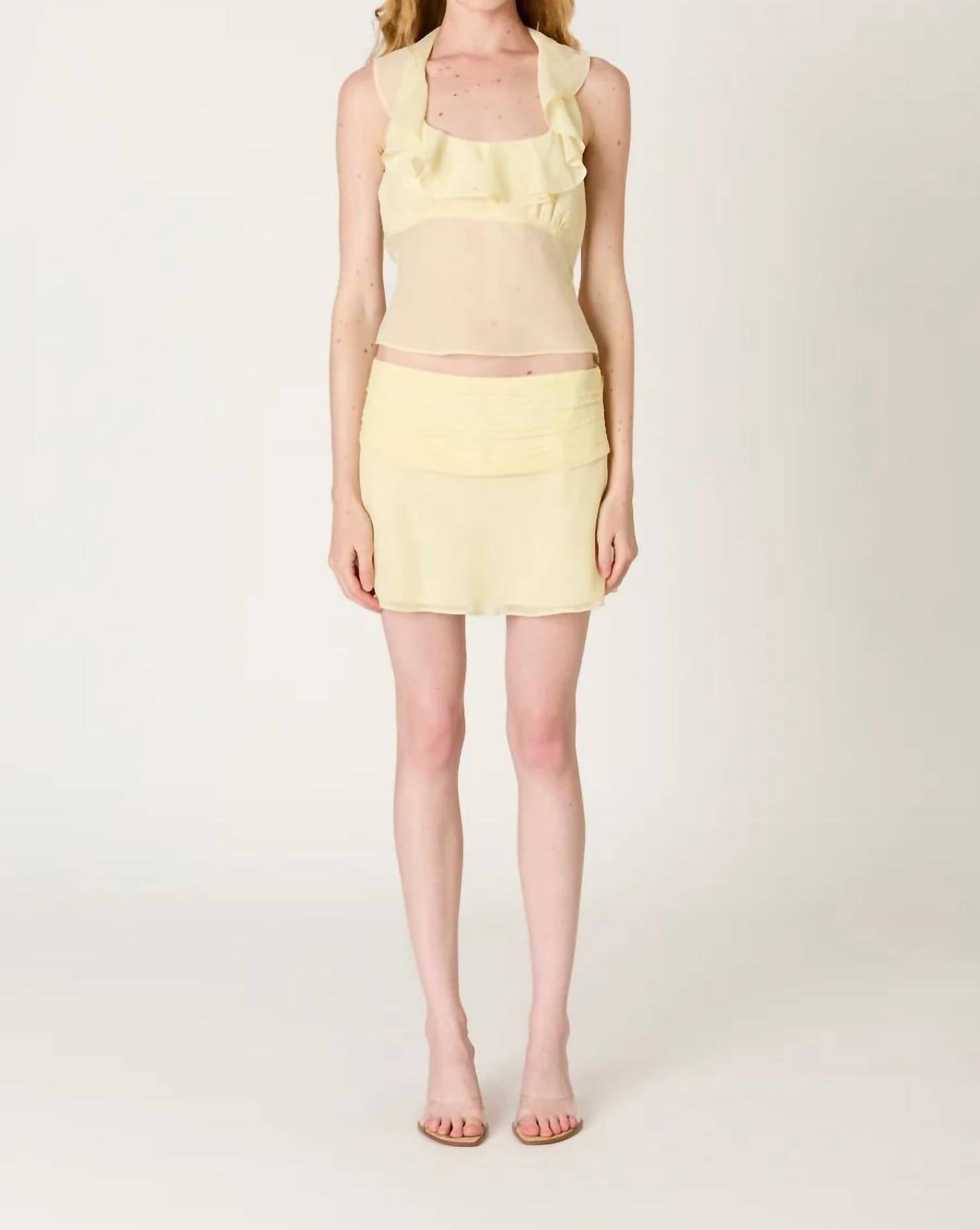 Nia - Cassia Mini Skirt