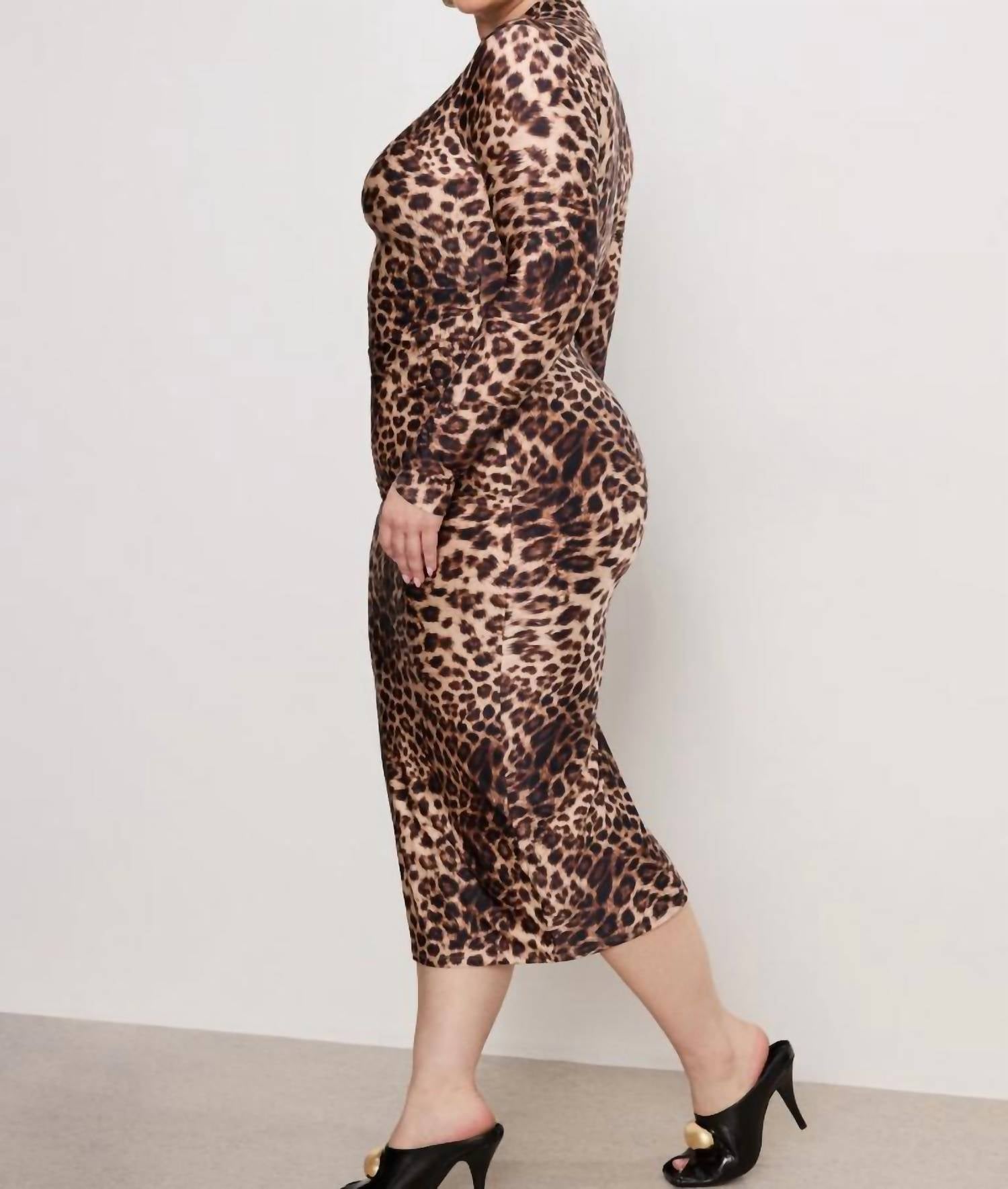 Good American - Satin Shine Midi Dress