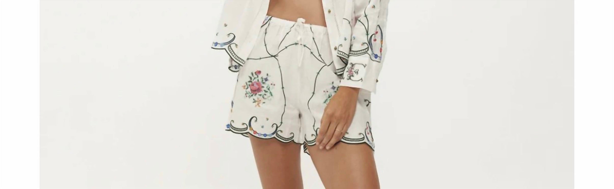 Me369 - lola embroidered shorts