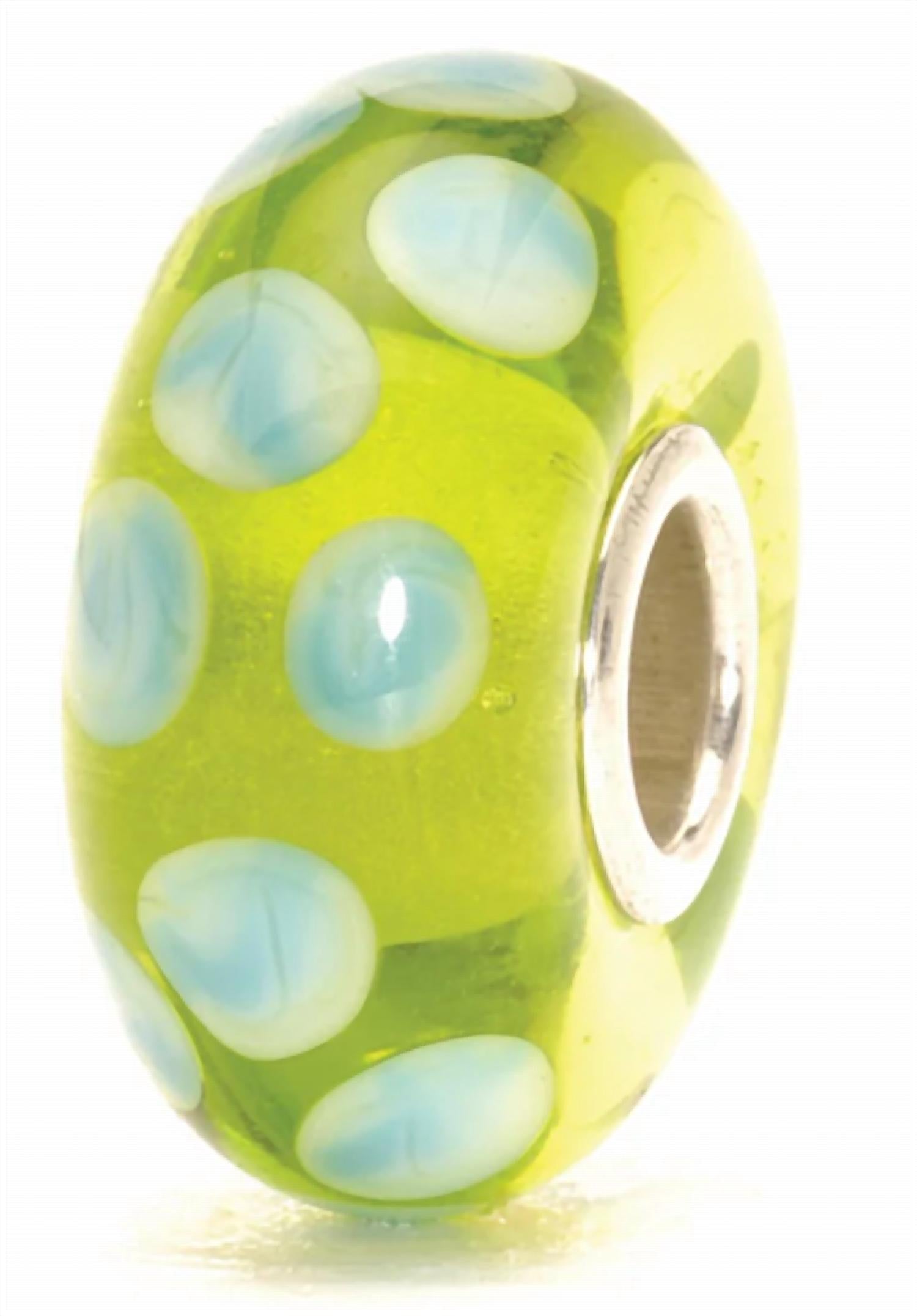 Trollbeads Women's Dot Glass Bead Charm in green - women's accessory