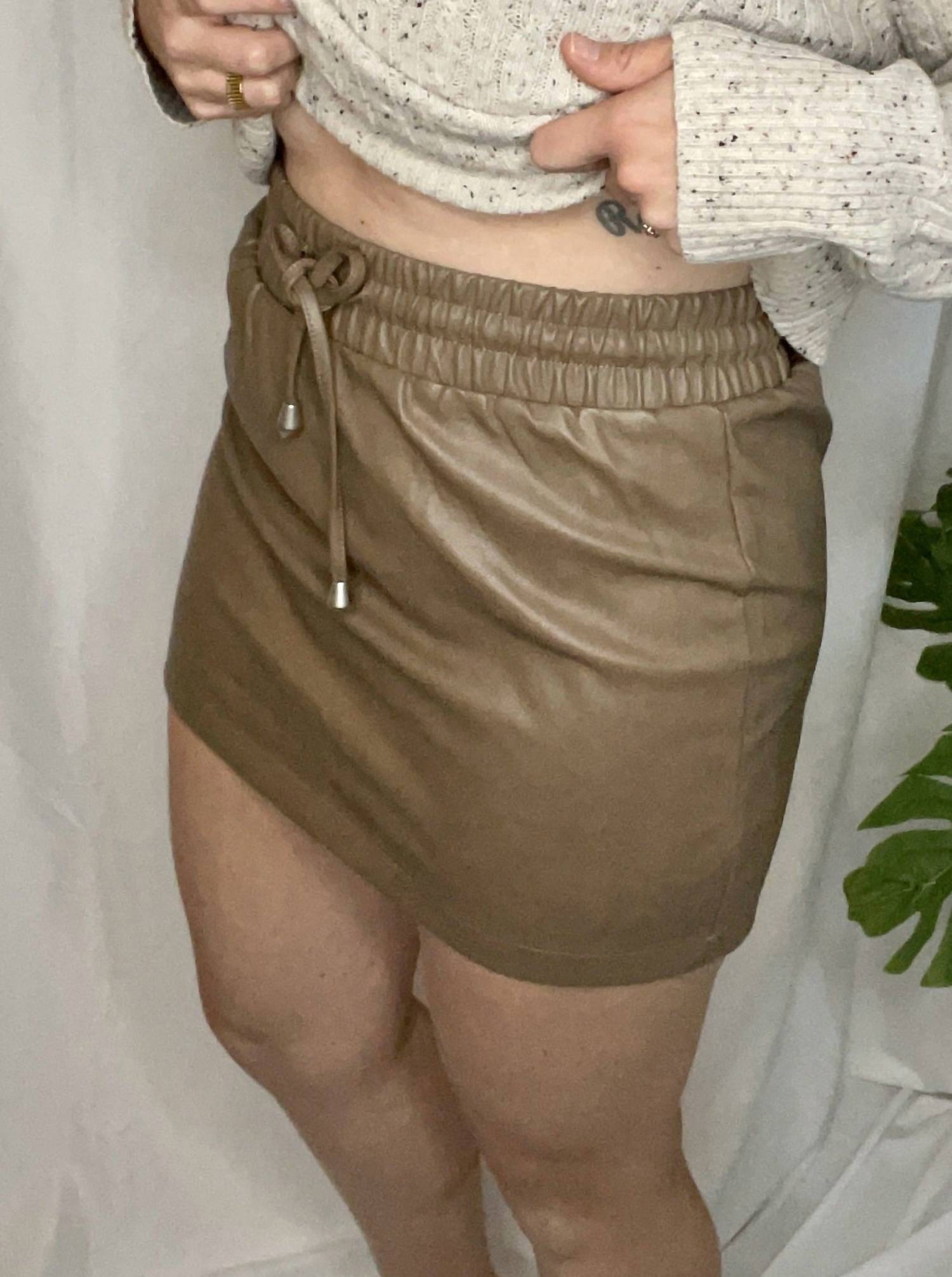 Le Lis - Mandy Pleather Skirt