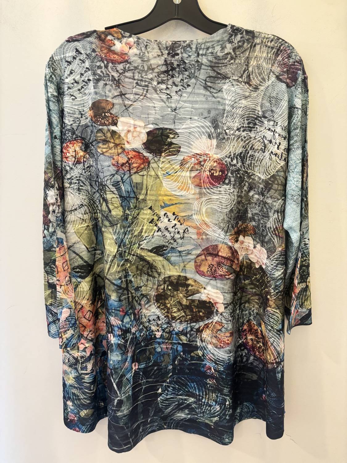 Inoah - Hi-low Crew Neck Pullover Top