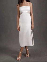 SACHIN & BABI Jane Lace Cutout Midi Dress in ivory - women's dress