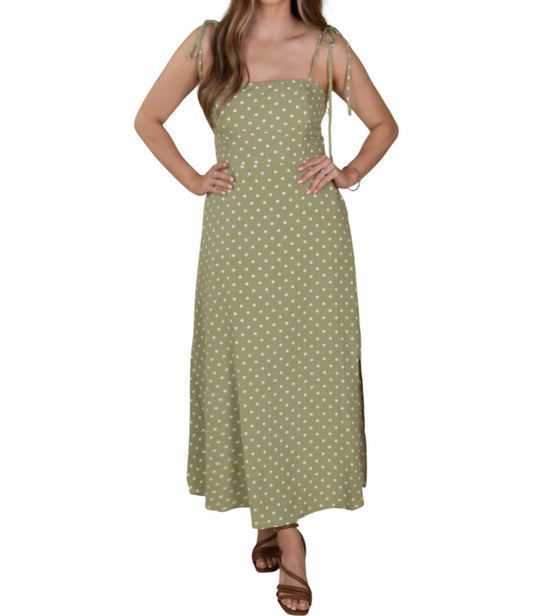J.Nna - Willow Classic Polka Midi Dress