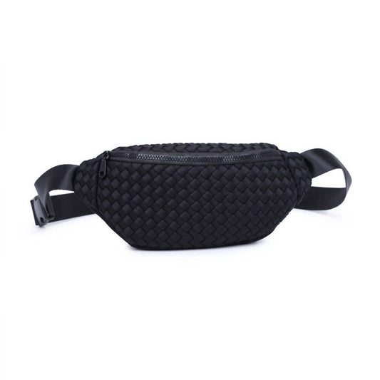 Sol And Selene - Women's Aim High Woven Neoprene Belt Bag Fanny Pack Sling Bag