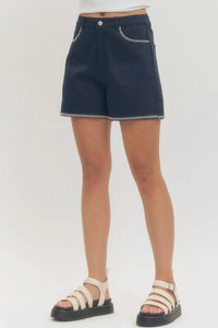 Entro - Contrast Stitch Shorts