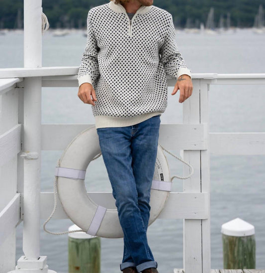 Long Wharf Supply Co. - Men's Edgartown Seawell Quarter Zip Sweater