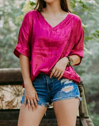 Merigold Kiss - Metallic Blouse