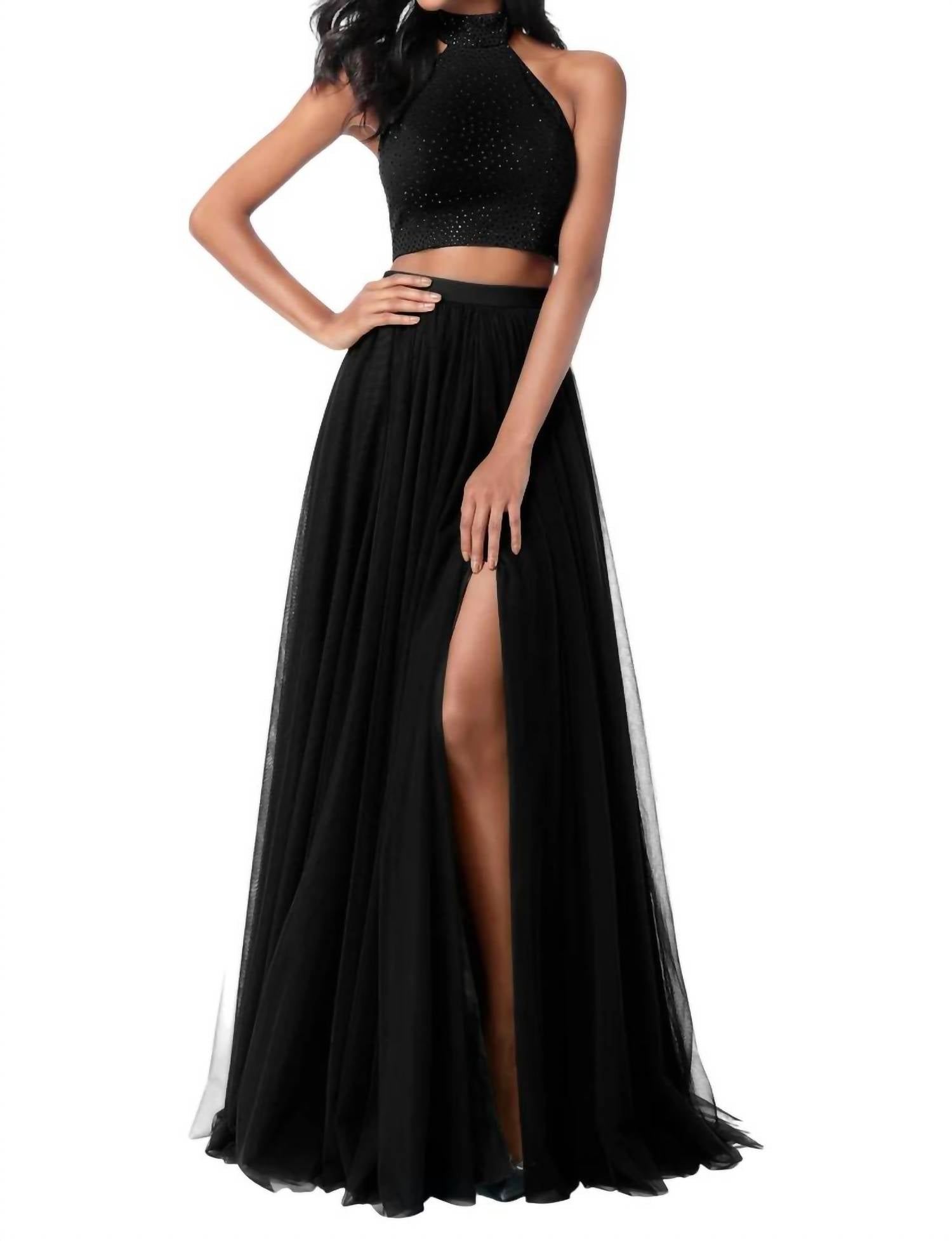 Sherri Hill - Two-Piece Beaded Prom Dress