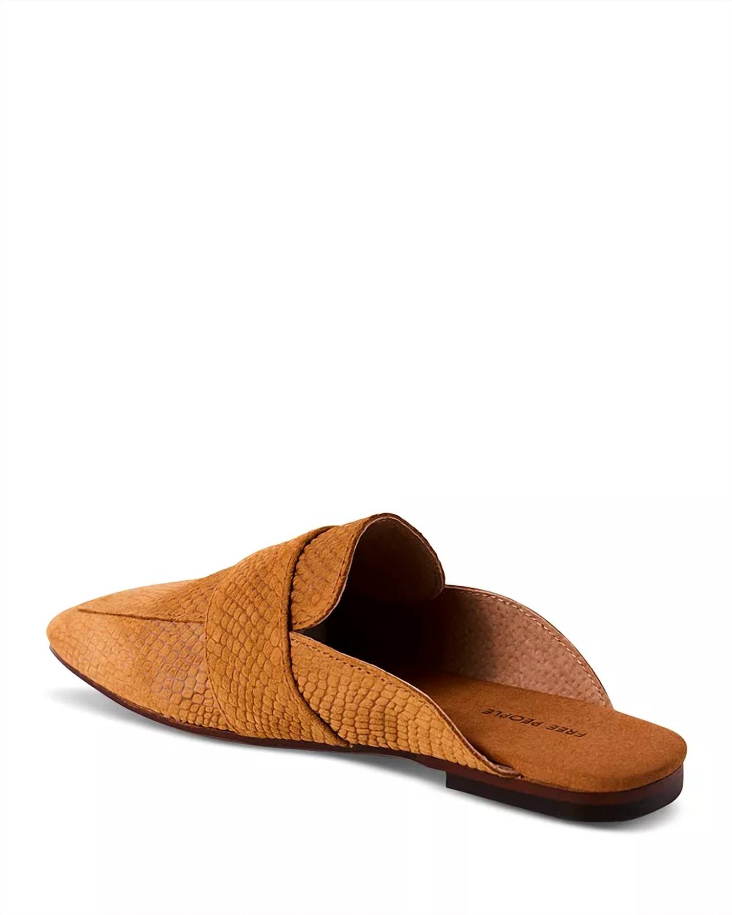Free People - Women's At Ease Embossed Loafer
