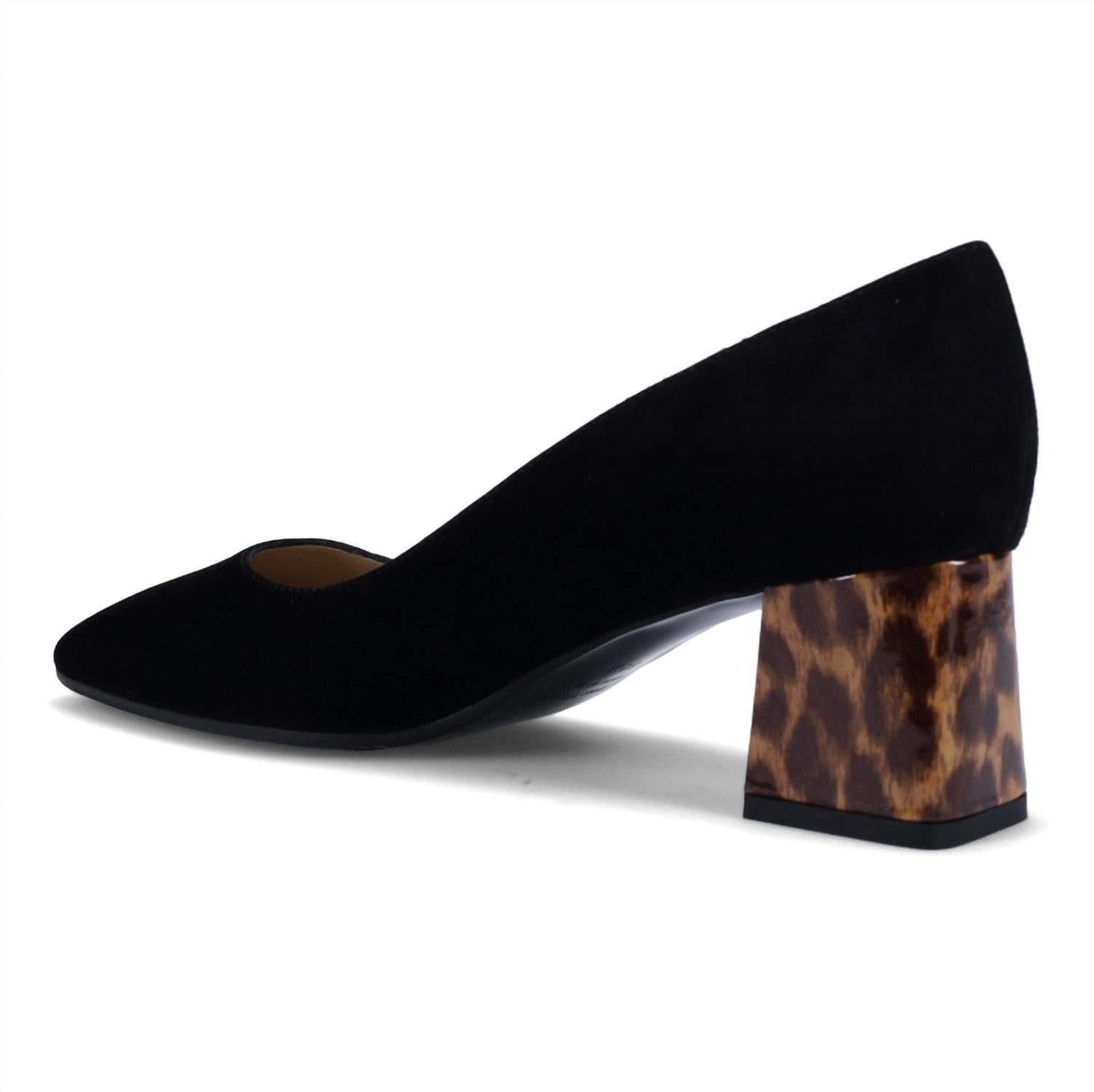 Ron White Women's Lucille Pump Heel in onyx - women's heels - alternate view