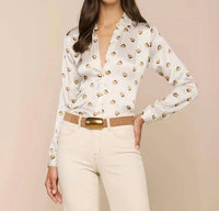 L'Agence - Tyler Silk Blouse