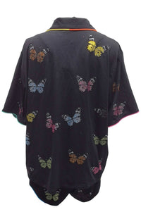 QUEEN OF SPARKLES Butterfly Pajama in black - women's intimate - view 7