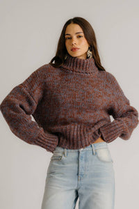 Sablyn - Darcey Cropped Slouchy Turtleneck Sweater