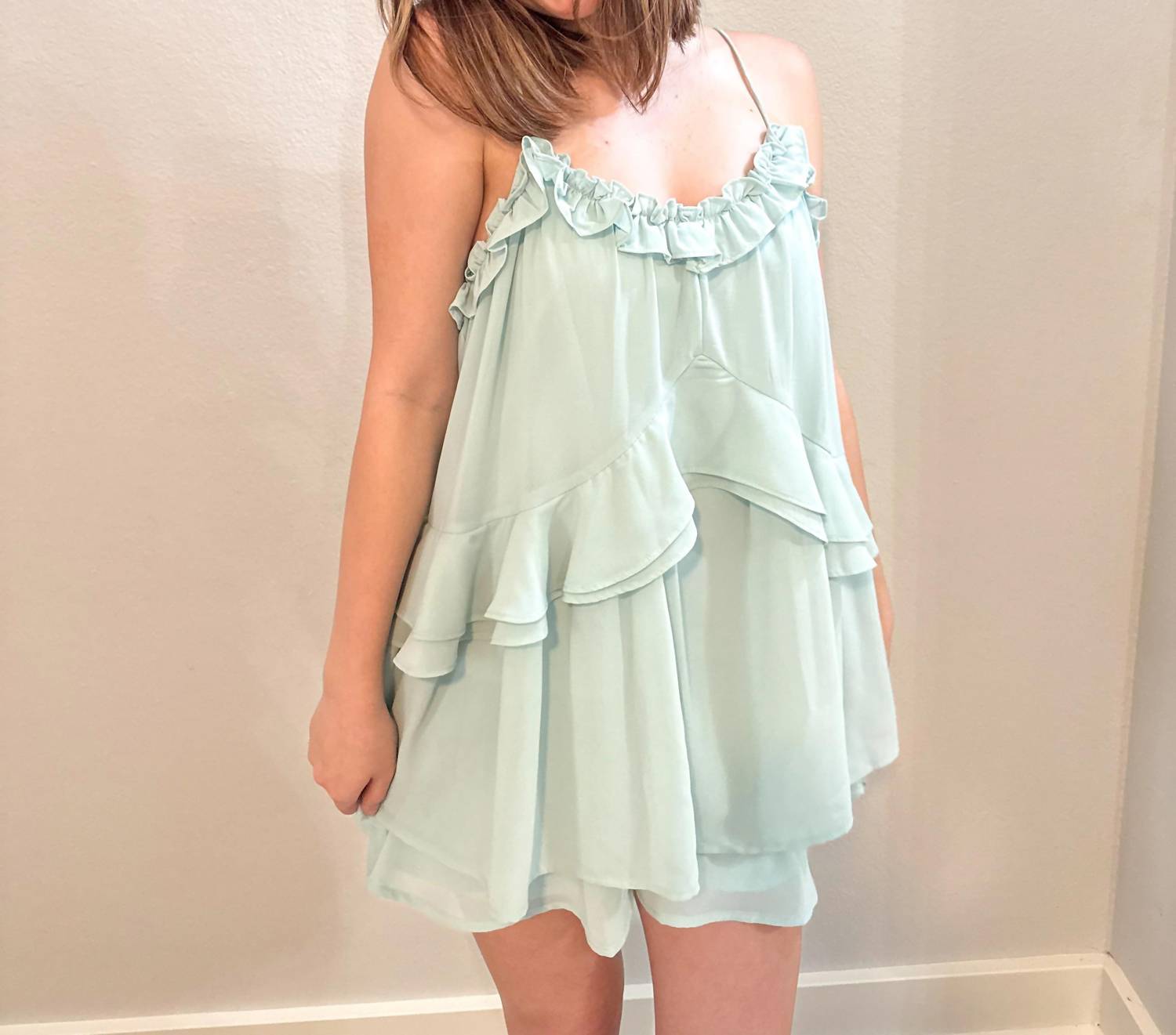 Le Lis - Ruffle Cami Romper