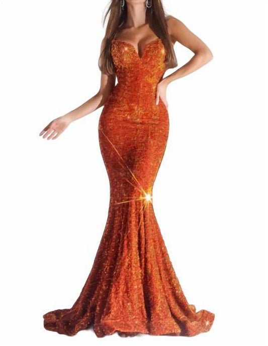 Portia&Scarlett - Strapless Sequin Mermaid Dress.