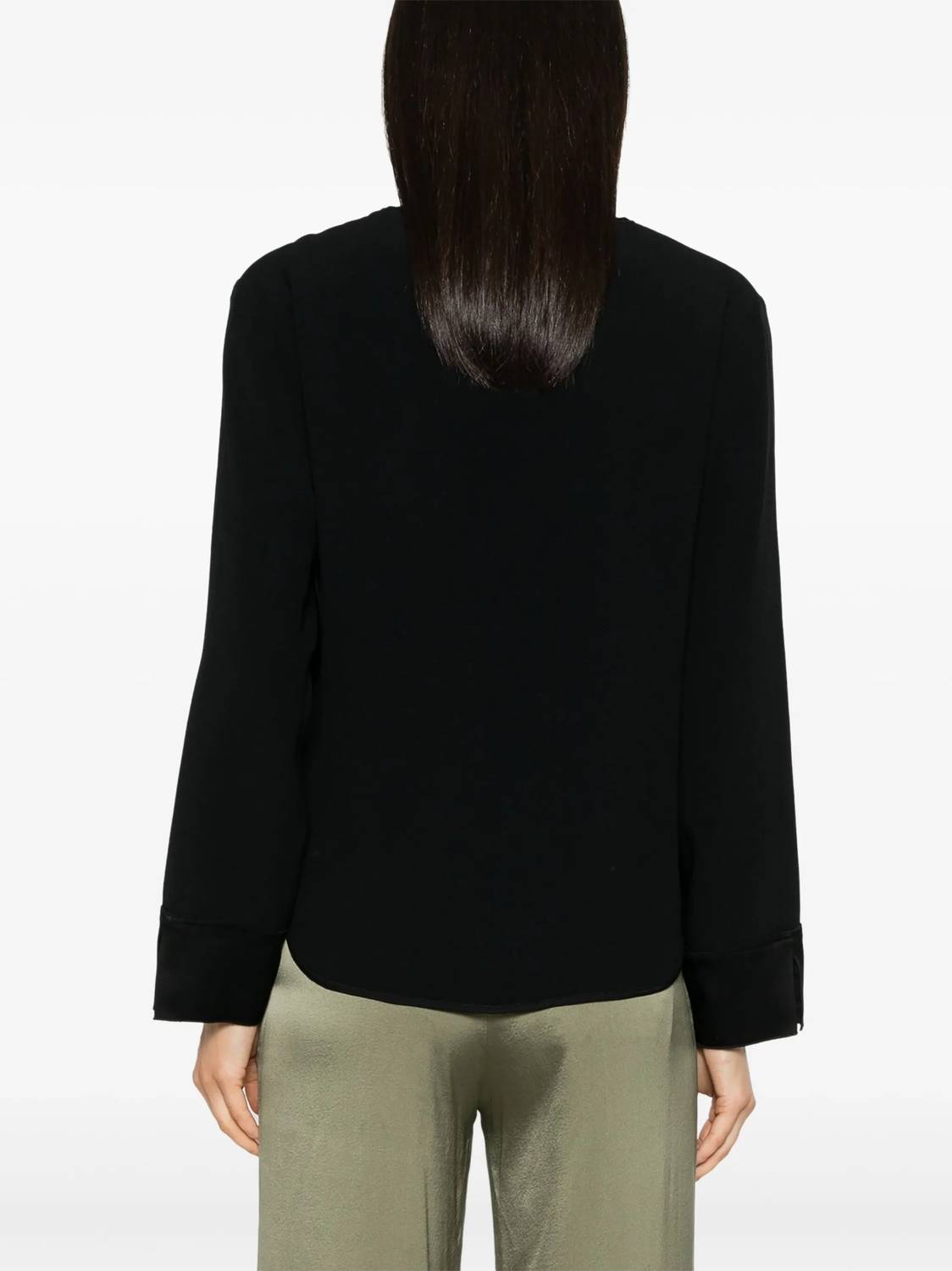 Forte Forte - V-neck Crepe Blouse
