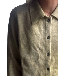 Current Air - Barley Button Up Long Sleeve Knit Shacket