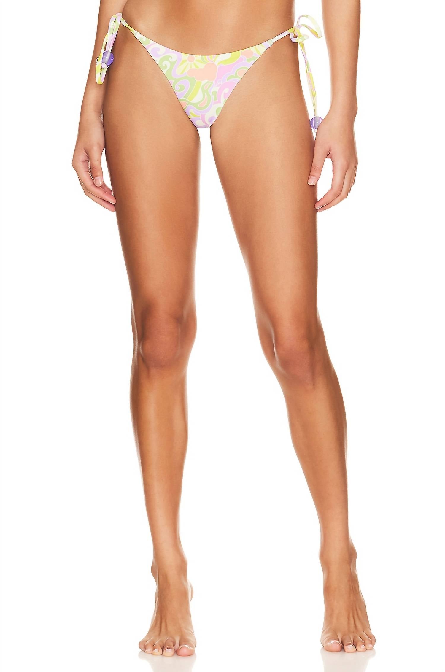 Beach Riot Soleil Bikini Bottom in psychedelic sunshine - women's swimwear
