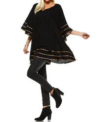 Velzera - Kimono Sleeve Swing Top