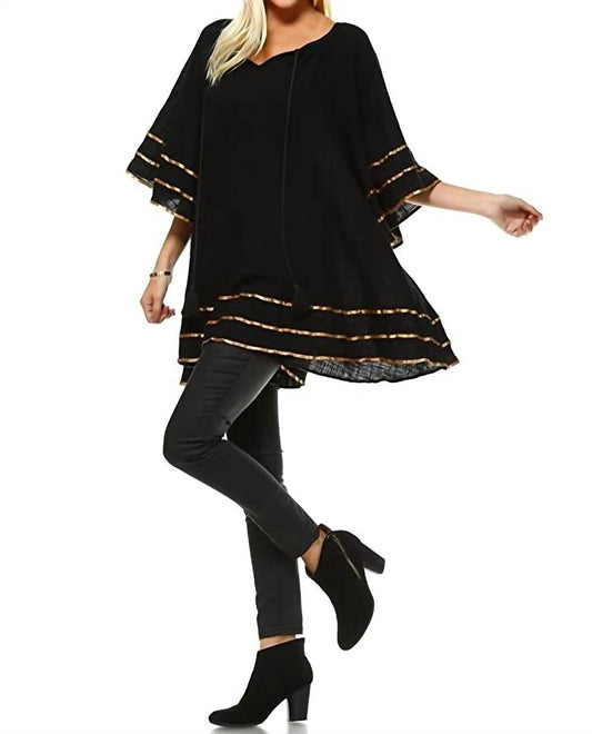 Velzera - Kimono Sleeve Swing Top