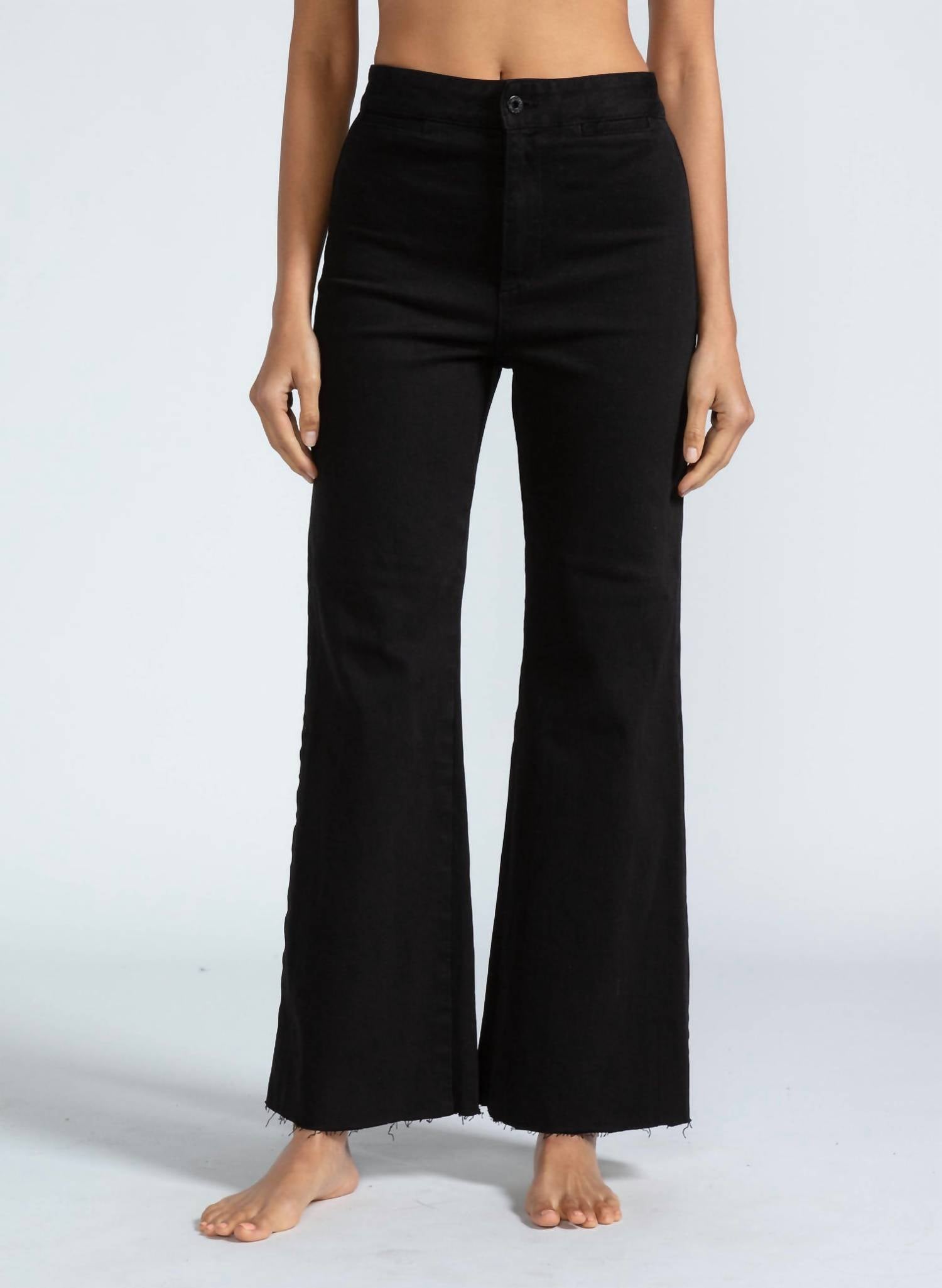 Askk Ny - Brighton Crop Wide Leg Jeans