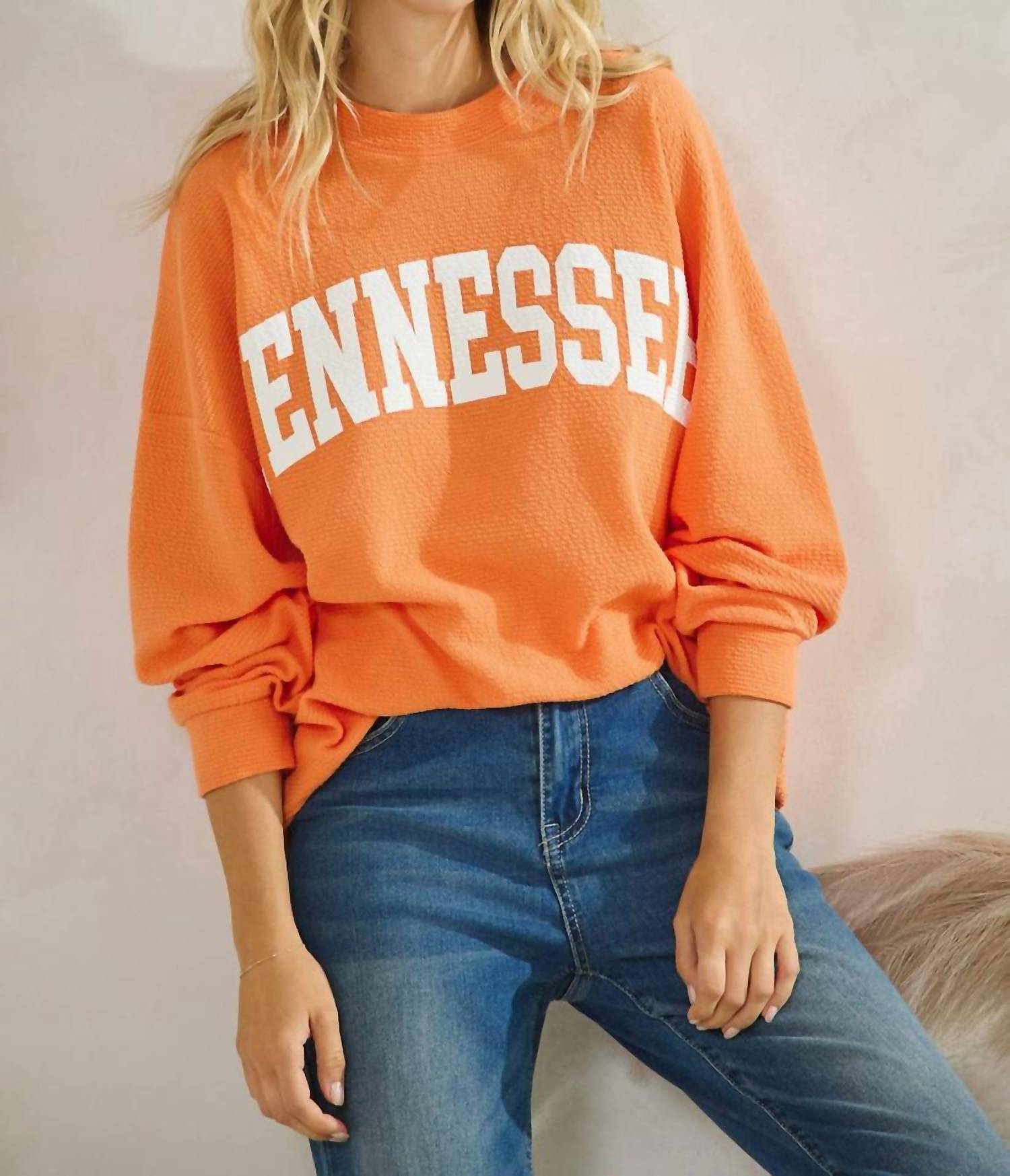 Tea N Rose - Tennessee Embroidery Sweater