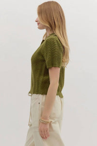 Entro - Perfect Pick Short Sleeve Sweater