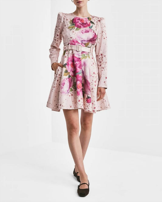 Bytimo - Tailored Satin Belt Dress