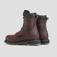 Red Wing Shoes Men's SuperSole 8-inch Waterproof CSA Safety Toe Boot in brown - men's boots - detail view