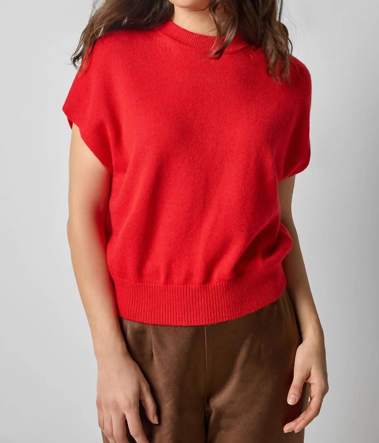 Lilla P - Banded Bottom Wedge Sweater
