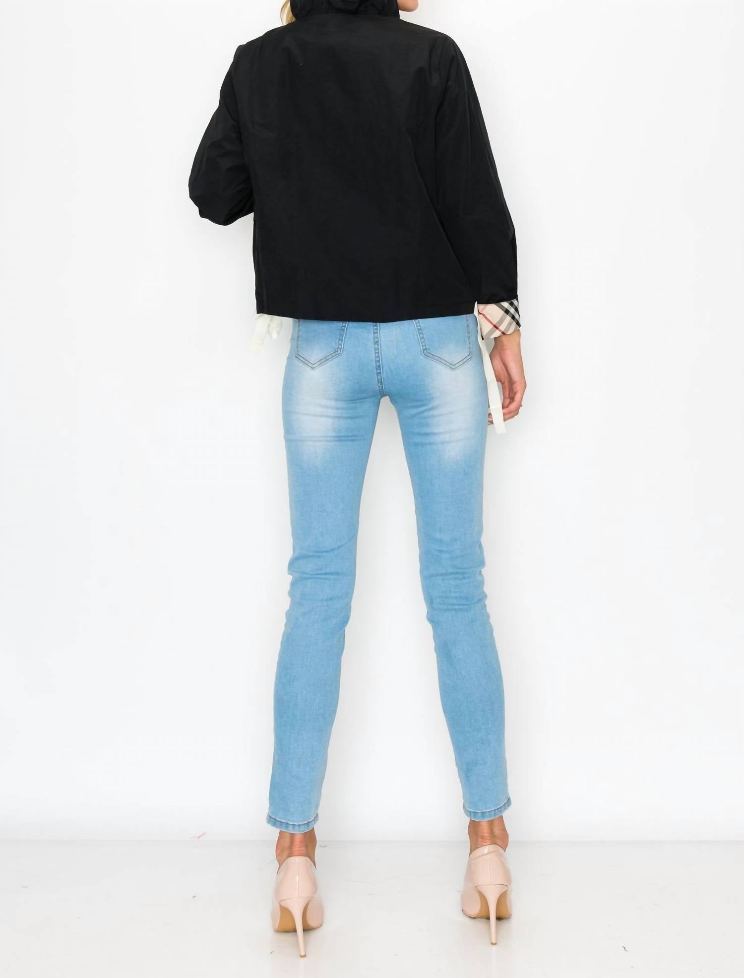 Joh - Jessica Jacket With Plaid Lining